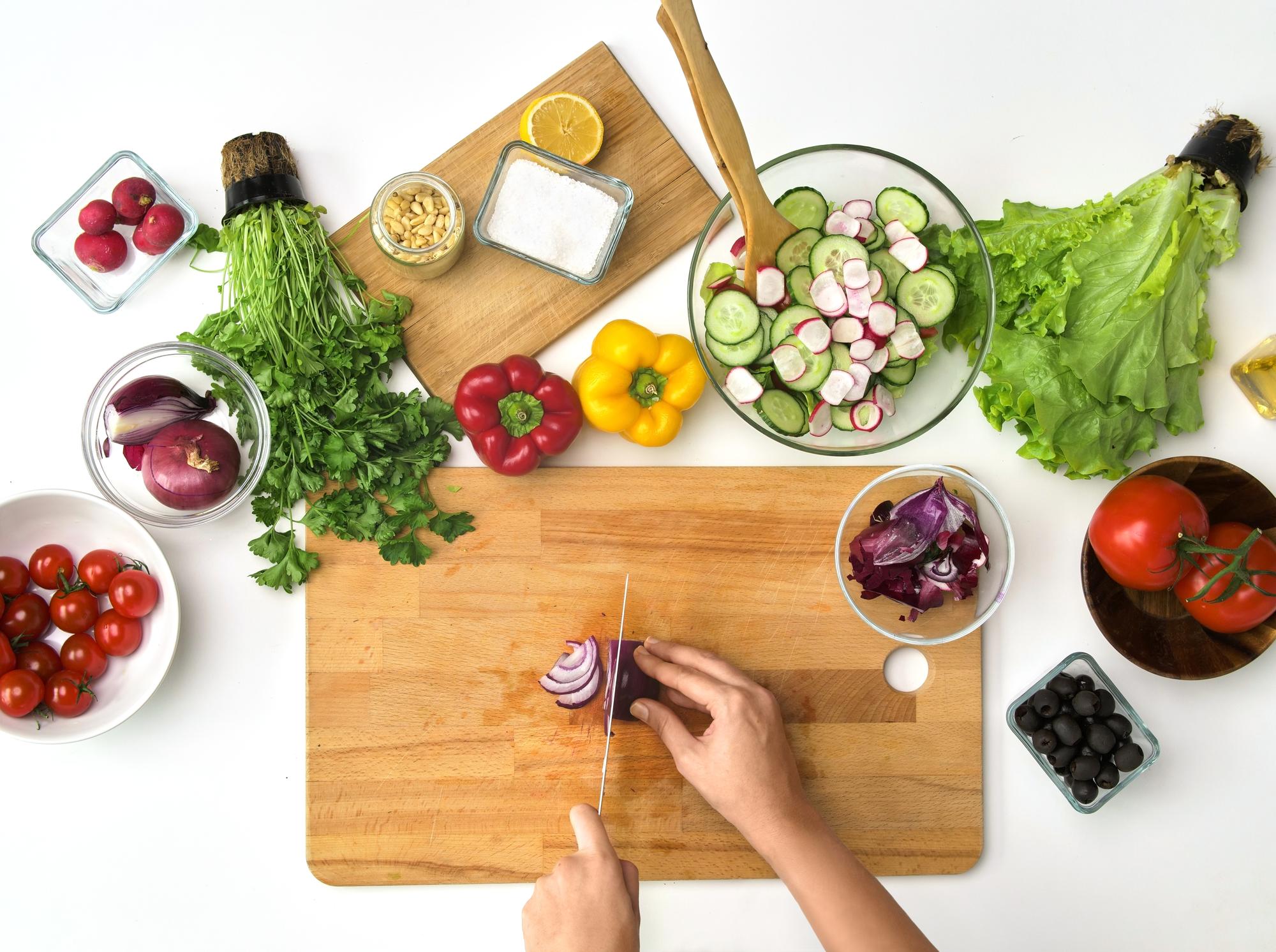 Preparazione rapida di ingredienti